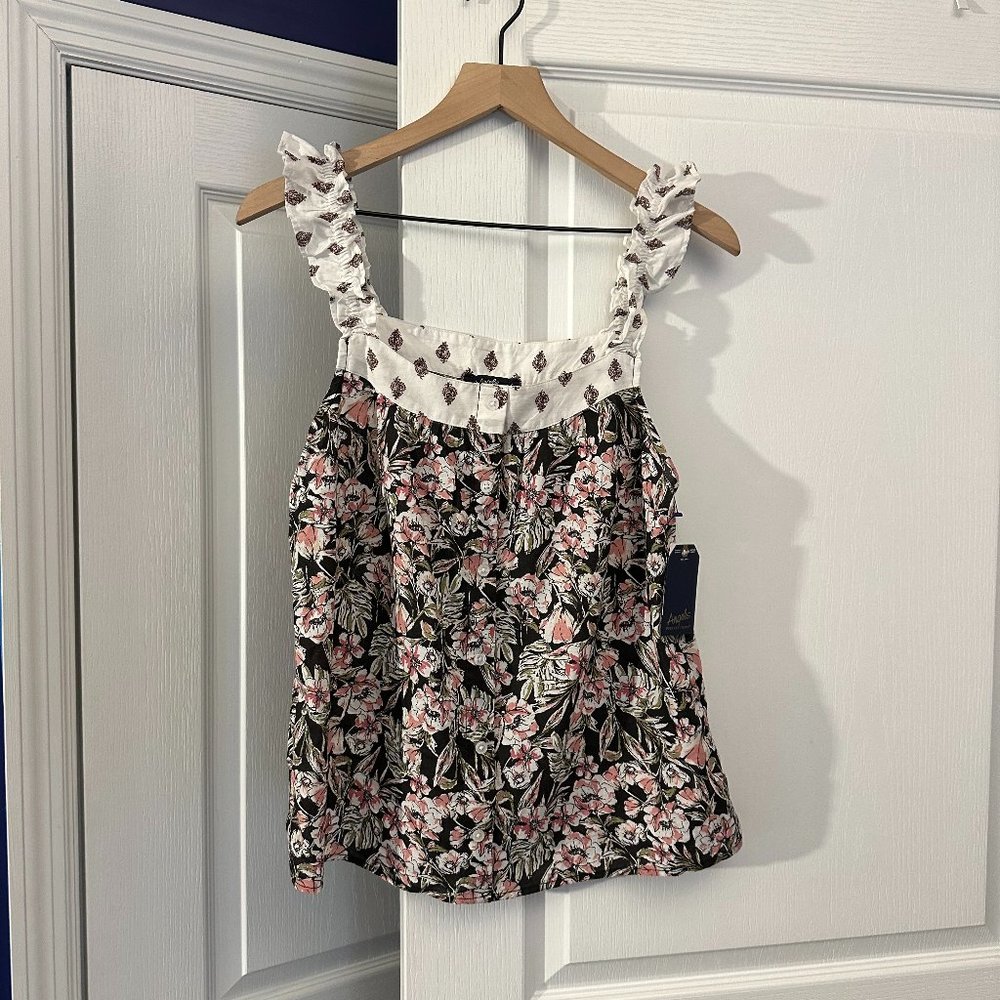 NWT - Angels Floral Top - Size Small - Retail Price $48